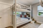 Guest bedroom- custom Full bunk beds